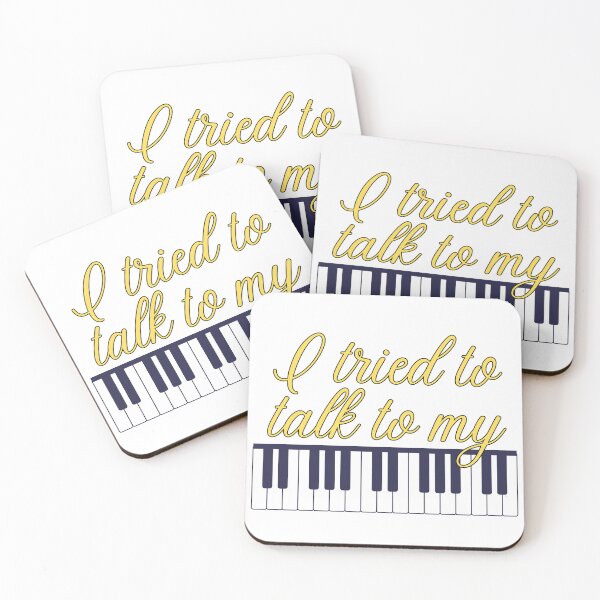 Item preview, I tried to talk to my piano - Demi Lovato Fan Art - Lovatic Fan Art - Yellow designed and sold by Lovatic-Designs.