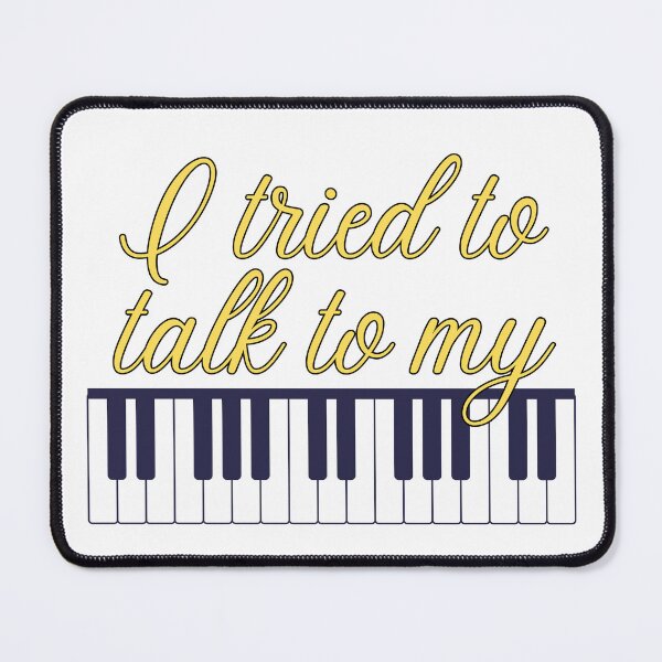 Item preview, I tried to talk to my piano - Demi Lovato Fan Art - Lovatic Fan Art - Yellow designed and sold by Lovatic-Designs.