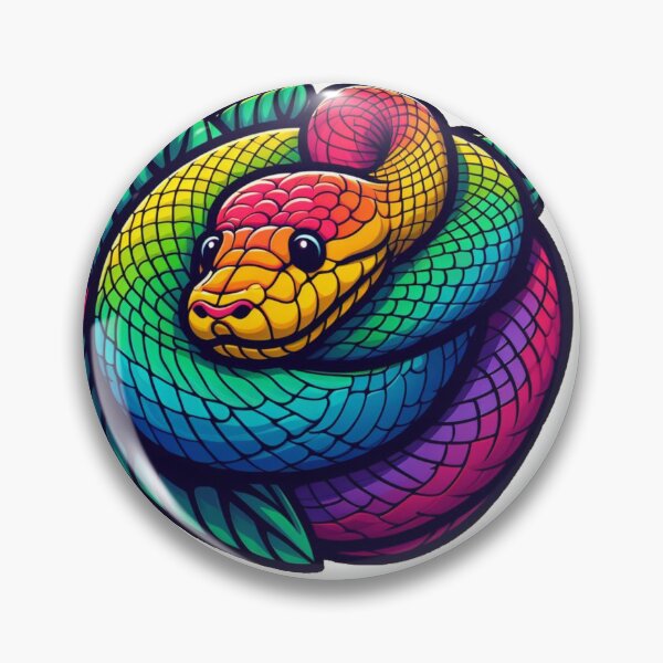 Item preview, Colorful snake designed and sold by MiroArtAbstra.