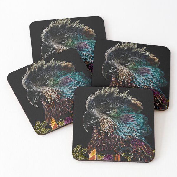 Item preview, COLORFUL GLOW BIRD OVER CITY designed and sold by FLOWYLD.