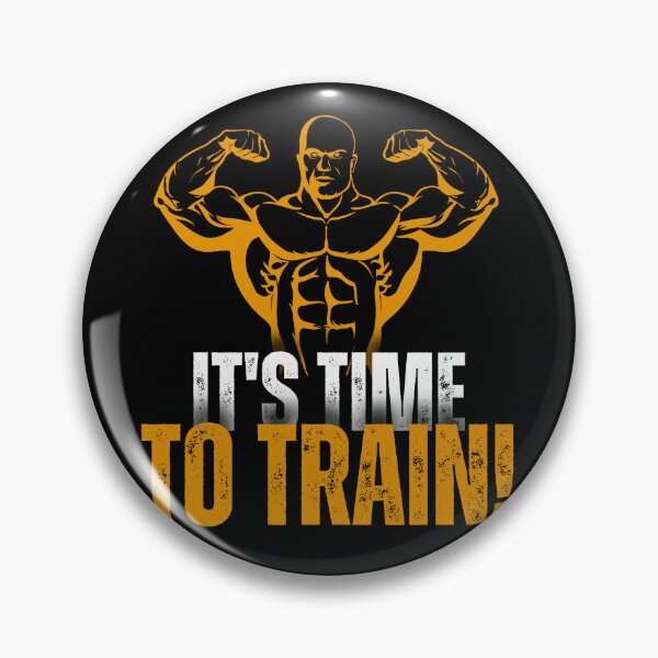 Item preview, GYM – IT’S TIME TO TRAIN designed and sold by BLACK DESIGNER⭐⭐⭐⭐⭐.
