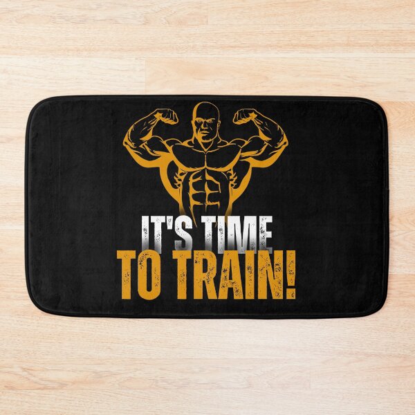Item preview, GYM – IT’S TIME TO TRAIN designed and sold by BLACK DESIGNER⭐⭐⭐⭐⭐.