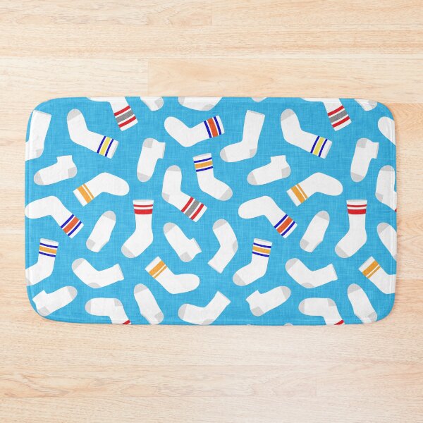 Item preview, socks - bright blue designed and sold by littlearrow.