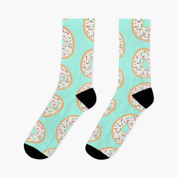 Item preview, Christmas donut-icey blue background designed and sold by charmednight.
