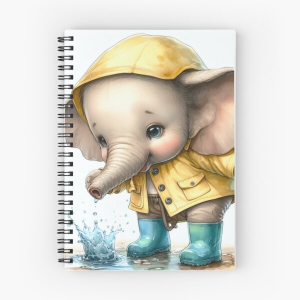 Item preview, Elephants playing in a puddle. designed and sold by growing-mom.