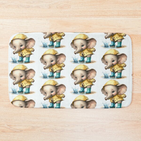 Item preview, Elephants playing in a puddle. designed and sold by growing-mom.