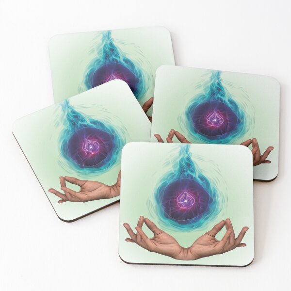 Item preview, ENERGY ABUNDANCE FLOW MEDITATING HANDS designed and sold by FLOWYLD.