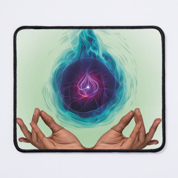 Item preview, ENERGY ABUNDANCE FLOW MEDITATING HANDS designed and sold by FLOWYLD.