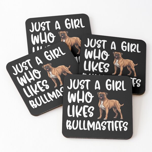 Item preview, Just A Girl Who Likes Bullmastiffs designed and sold by TheAnimalZ00.