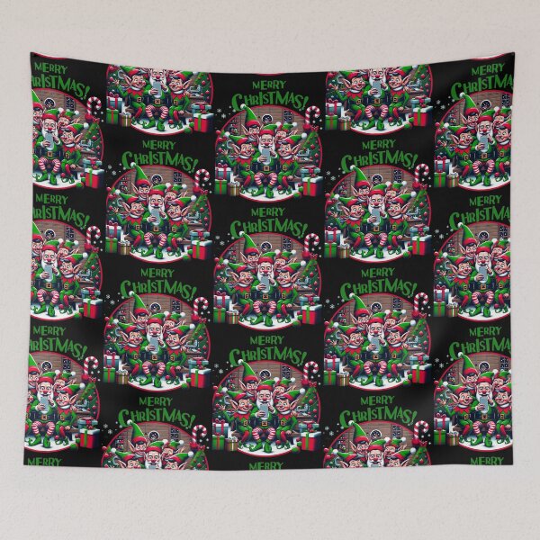 Item preview, Yuletide Elves Selfie Spectacular: A Unique Merry Snapshot designed and sold by ArtFeverShop.