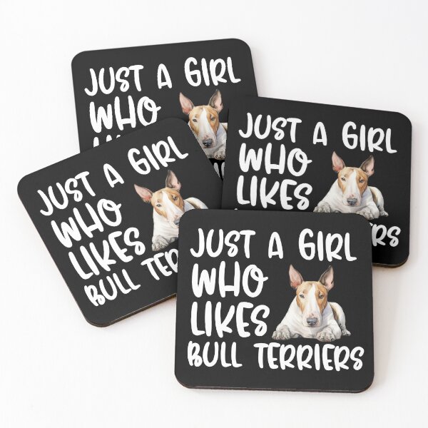 Item preview, Just A Girl Who Likes Bull Teriers designed and sold by TheAnimalZ00.