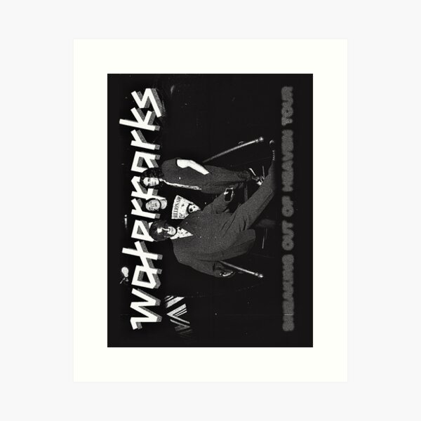 Item preview, SNEAKING OUT - A Waterparks Poster designed and sold by SimulationGh0st.