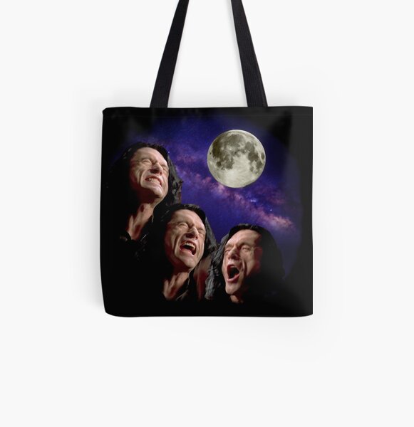 Three Wiseau Moon All Over Print Tote Bag