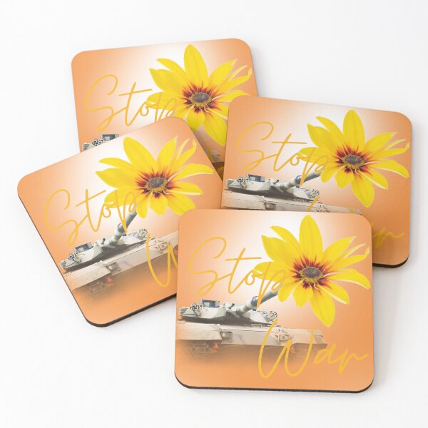 Item preview, SUNFLOWER STOP THE TANK WAR designed and sold by FLOWYLD.
