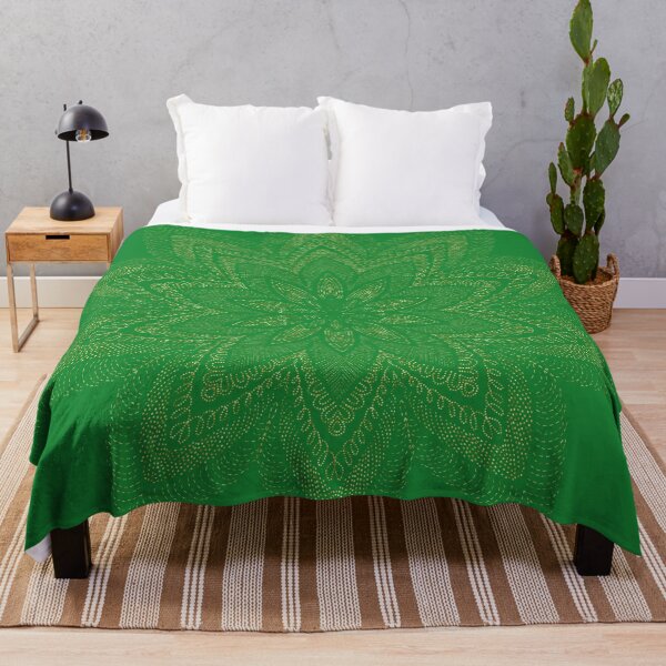 Item preview, Green Golden Thread Mandala Brighter designed and sold by Peace502.
