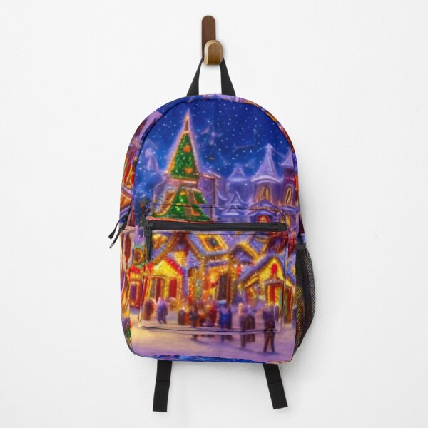 Item preview, Christmas Village in the Winter - Miniature Houses - Christmas Tree, Christmas Light, Christmas Decoration - Christmas Wonderland - Joyeux Noel designed and sold by MyArt23.