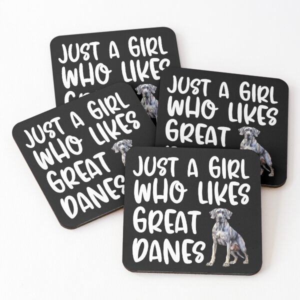 Item preview, Just A Girl Who Likes Great Danes designed and sold by TheAnimalZ00.