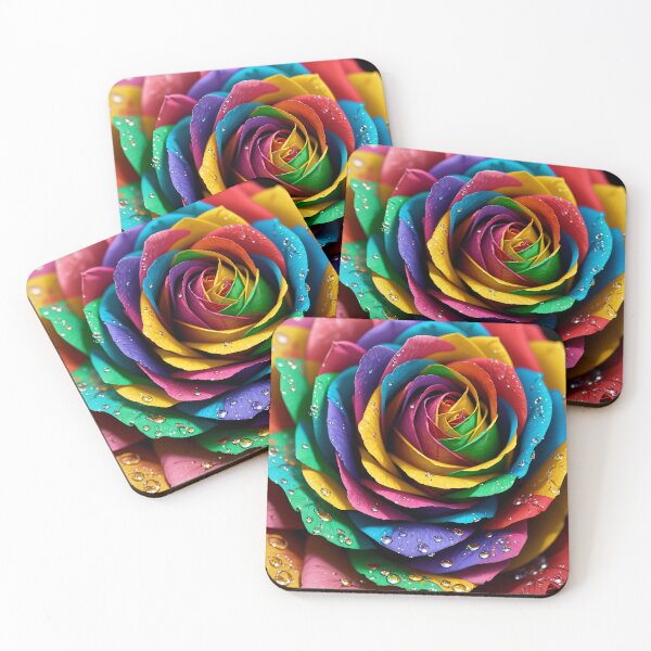 Item preview, Discover the Beauty of Multicolored Roses - A Vibrant Symphony of Nature's Hues designed and sold by UnitedColours.