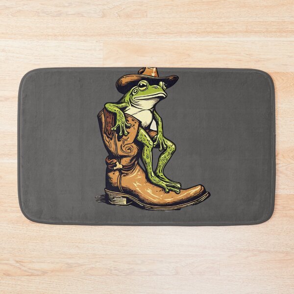 Item preview, Cowboy Frog designed and sold by cozyvintage.