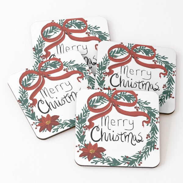 Item preview, Christmas wreath with quote, "Merry Christmas"  designed and sold by Ldydesign.