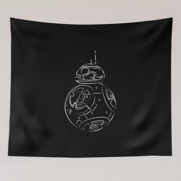 Item preview, Robot White Line Art designed and sold by ElenaArtDesign.