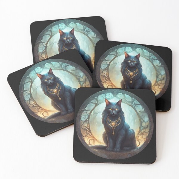 Item preview, Mythological Black Cat designed and sold by CatnipConclave.