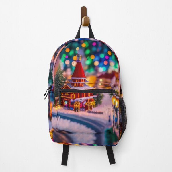 Item preview, Christmas Village in the Winter - Miniature Houses - Christmas Tree, Christmas Light, Christmas Decoration - Christmas Wonderland - Joyeux Noel designed and sold by MyArt23.