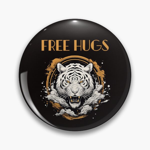 Item preview, Free Hugs Tiger  designed and sold by TigerRoseStudio.