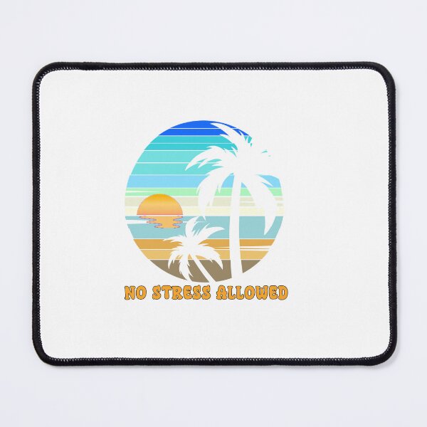 Item preview, Escape to Paradise: Vintage Caribbean Sunset - 'No Stress Allowed' Edition designed and sold by Sun Sand & Sea Art.