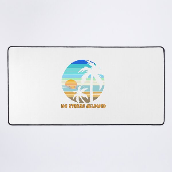 Item preview, Escape to Paradise: Vintage Caribbean Sunset - 'No Stress Allowed' Edition designed and sold by Sun Sand & Sea Art.