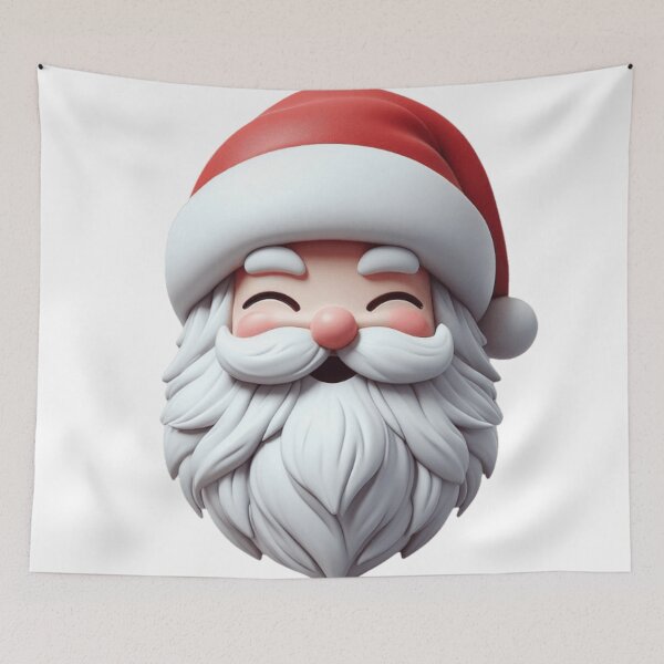 Item preview, Cute Santa Claus Excited for Christmas!  designed and sold by erkabees.