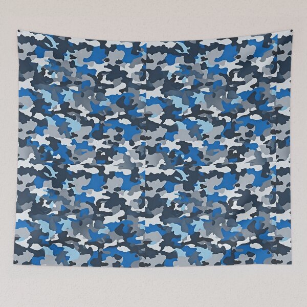 Item preview, Blue camo pattern designed and sold by Sheila5480.