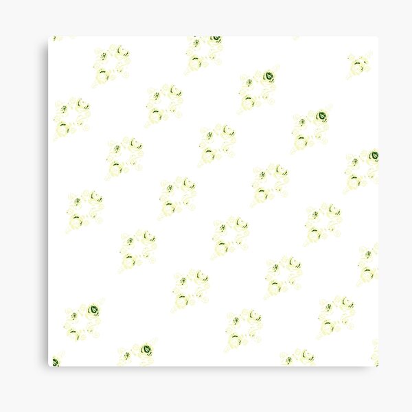 Cream canal flowers Canvas Print