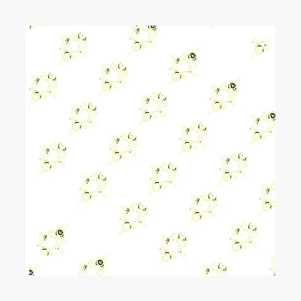 Cream canal flowers Photographic Print