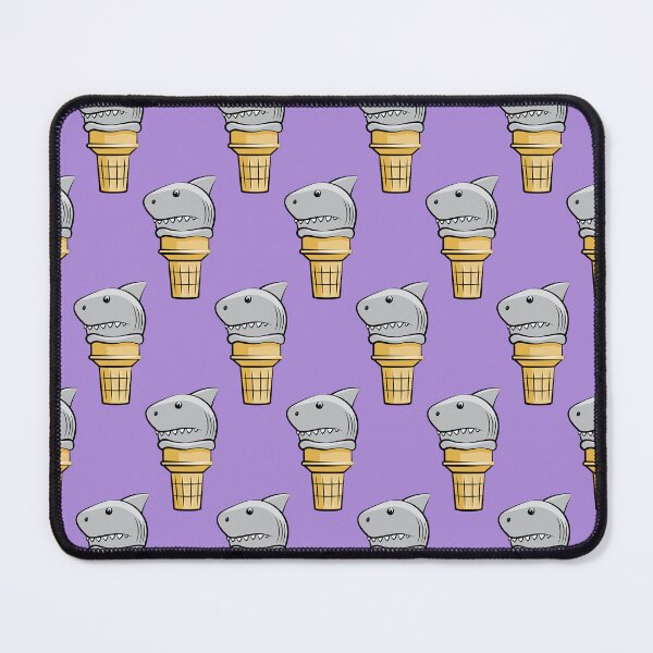 Item preview, Shark Ice Cream Cones - purple designed and sold by littlearrow.