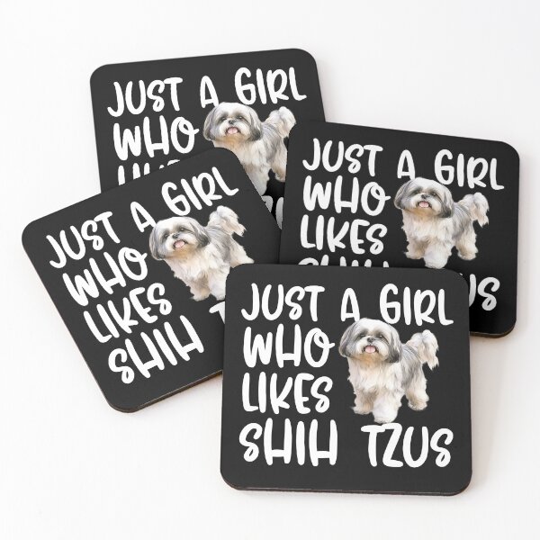 Item preview, Just A Girl Who Likes Shih Tzus designed and sold by TheAnimalZ00.