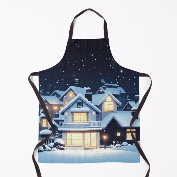 Item preview, A residential area in the middle of winter. designed and sold by growing-mom.