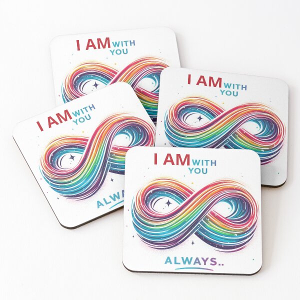 Item preview, I Am With You Always, Infinity Art designed and sold by Faithloveshop.