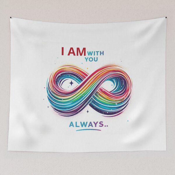 Item preview, I Am With You Always, Infinity Art designed and sold by Faithloveshop.