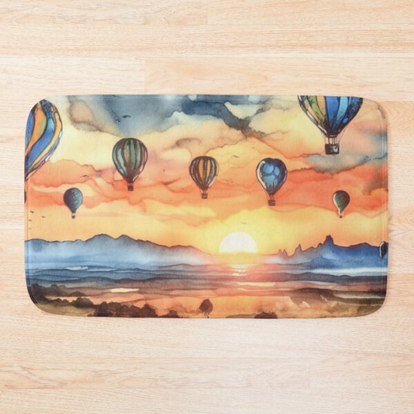 Item preview, Hot Air Ballon Ride - Watercolor designed and sold by HausKatz.