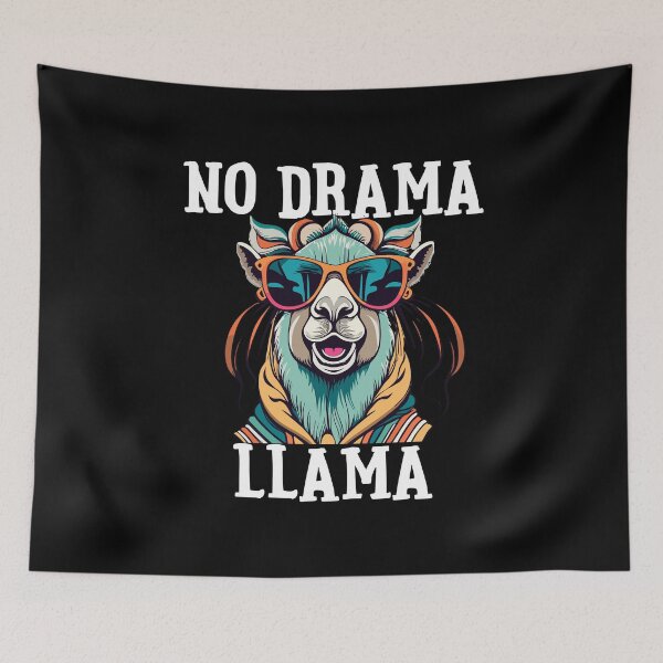 Item preview, No Drama Llama designed and sold by PetSafari.