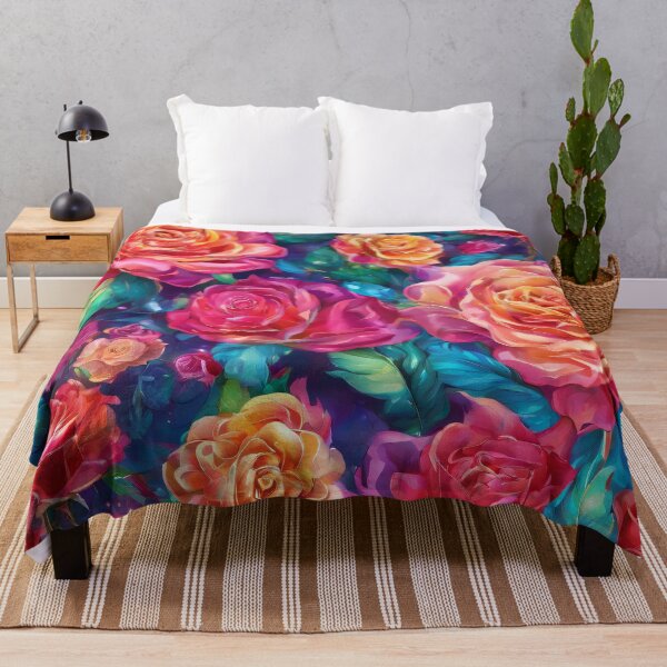 Item preview, Discover the Magic of Radiant Roses: Petals Bursting with Rainbow Colors designed and sold by UnitedColours.
