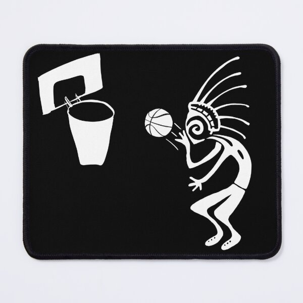 Item preview, Kokopelli basketball white designed and sold by nogamax.