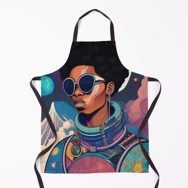 Item preview, Black astronaut fashion print designed and sold by Roxburylane.