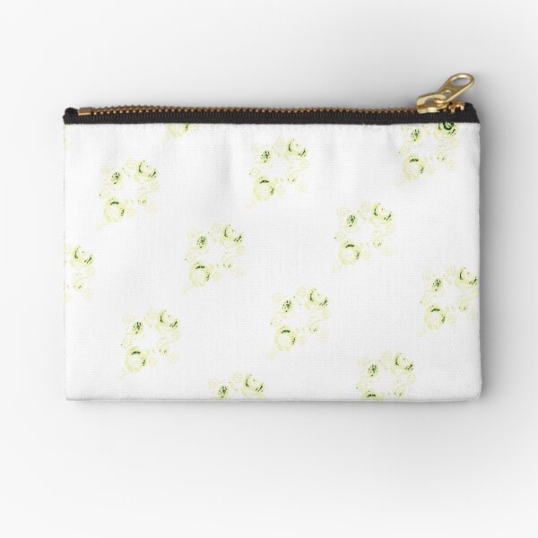 Cream canal flowers Zipper Pouch