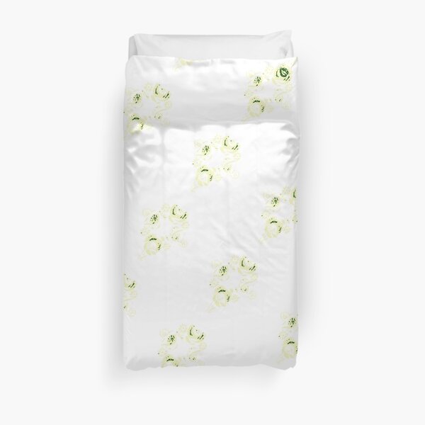 Cream canal flowers Duvet Cover