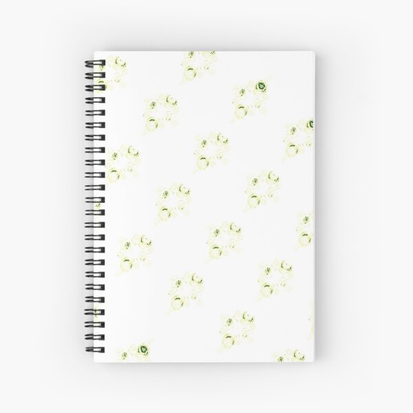 Cream canal flowers Spiral Notebook