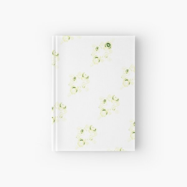Cream canal flowers Hardcover Journal