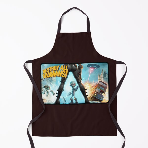 Item preview, Destroy All Humans Retro Video Game Crypto Fan Art design designed and sold by barefootmk.