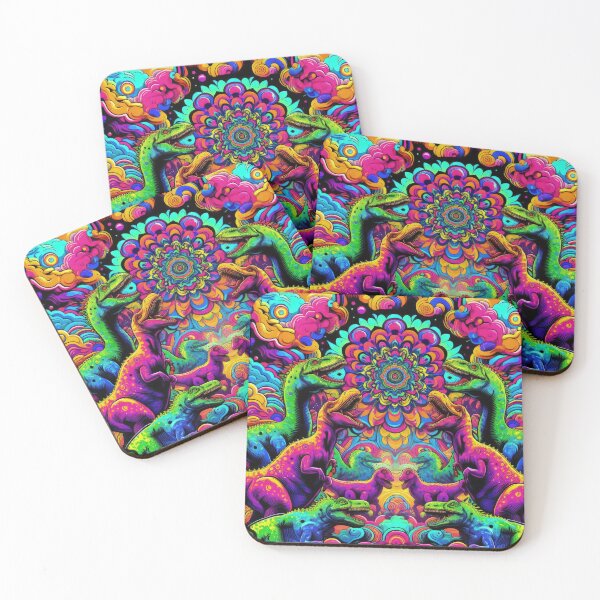Item preview, Mesozoic Mirage Colorful Dino Visions designed and sold by Daniel Dudgeon.